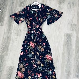 H&M Floral Jumpsuit
